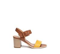 Nero Giardini E218654D Sandali Donna in Pelle - Tuorlo 36 EU