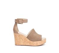 Nero Giardini E218770D Sandali Donna in Camoscio - Fango 40 EU