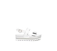 Nero Giardini E218880D Sandali Donna in Pelle - Argento 40 EU
