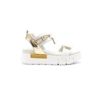 Nero Giardini E219025D Sandali Donna in Pelle E Materiale Tecnico - Platino 40 EU