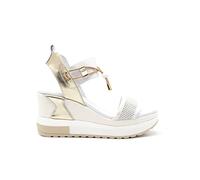 Nero Giardini E219045D Sandali Donna in Pelle - Bianco 40 EU