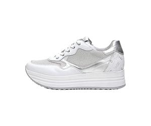 Nero Giardini E306377D Sneakers Donna in Pelle - Bianco 41 EU
