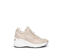 Nero Giardini E306470D Sneakers Donna in Pelle E Camoscio - Ivory 39 EU