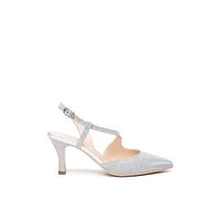 Nero Giardini E307010DE Slingback Donna in Materiale Tecnico - Ghiaccio 39 EU