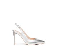 Nero Giardini E307041DE Décolleté Donna in Pelle - Argento 38 EU