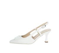 Nero Giardini E307080DE Décolleté Donna in Pelle - Bianco 38 EU