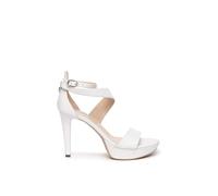 Nero Giardini E307231DE Sandali Donna in Pelle - Bianco 40 EU