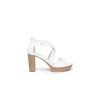 Sandali Donna Nero Giardini Colore Bianco 35