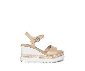 Nero Giardini E307690D Sandali Donna in Pelle - Lino 38 EU