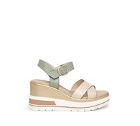 Nero Giardini E318737D Sandali Donna in Pelle - Ivory 40 EU