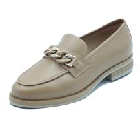 Nero Giardini E409620D Nappa Corda Mocassini Eleganti Donna in Pelle Marrone Chiaro Tacco Basso (Taglia 37)