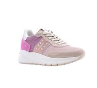 Nero Giardini E409852D Sneakers Donna in Pelle, Suede E Tela
