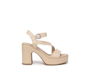 Nero Giardini E410400D Sandali Donna in Pelle - Lino 40 EU