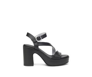 Nero Giardini E410400D Sandali Donna in Pelle - Nero 37 EU
