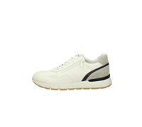 Nero Giardini E500650U Sneakers Uomo in Pelle E Camoscio - Bianco 43 EU