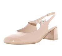 Nero Giardini E512341D Vernice Cipria Sandali Eleganti per Donna con Cinturino e Tacco Basso (Taglia 37)