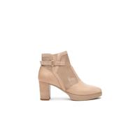 Nero Giardini E512670D Elba col. Champagne Tronchetti per Donna in Pelle con Tacco Alto e Lampo (Taglia 38)