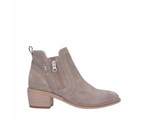 Nero Giardini E512701D Velour Col. Creta Tronchetti per Donna in nabuk con tacco medio e lampo (Taglia 39)