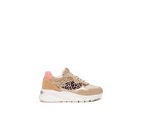 NeroGiardini Sneakers Donna in Suede, Pelle e Materiale Tecnico - Marrone 39