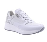 Nero Giardini E512930D Skipper Rete Chic Bianco Sneakers per Donna in Pelle Zeppa Alta (Taglia 38)