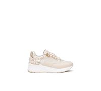 Nero Giardini E512930D Velvet Rete Chic Milk Sneakers per Donna in Pelle Zeppa Media (Taglia 39)