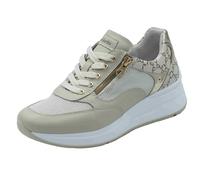 Nero Giardini E512930D Velvet Rete Chic Milk Sneakers per Donna in Pelle Zeppa Media (Taglia 38)