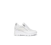 Nero Giardini E512940D Sneakers Donna in Pelle, Tela E Materiale Tecnico - Bianco 37 EU