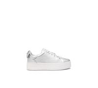 Nero Giardini E513020D Sneakers Donna in Pelle - Argento 40 EU