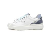 Nero Giardini E513040D Sneakers Donna in Pelle E Suede - Bianco 41 EU