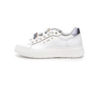 Nero Giardini E513060D Sneakers Donna in Pelle E Materiale Tecnico - Bianco 35 EU