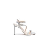 Nero Giardini E513181DE Sandali Donna in Materiale Tecnico - Argento 37 EU