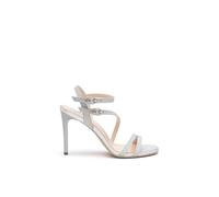 Nero Giardini E513181DE Sandali Donna In Materiale Tecnico - Argento 37 EU