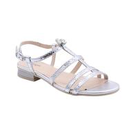 Nero Giardini E513270D Sandali Donna in Pelle - Argento 37 EU