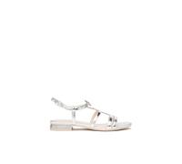 Nero Giardini E513270D Sandali Donna In Pelle - Argento 38 EU