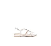 Nero Giardini E513272D Sandali Donna in Pelle - Bianco 38 EU