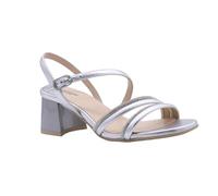 Nero Giardini E513280D Sandali Donna In Pelle - Argento 40 EU