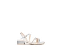 Nero Giardini E513290D Sandali Donna In Pelle - Argento 36 EU