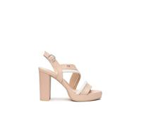 Nero Giardini E513352D Sandali Donna in Pelle - Cipria 37 EU