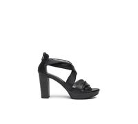 Nero Giardini Scarpe Donna, Modello Sandali con Tacco E513360D, Realizzate in Pelle. Nero 37