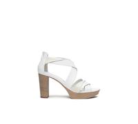 NERO GIARDINI 707 CILE BIANCO sandali Donna 36