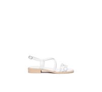 Nero Giardini E513403D Sandali Donna in Pelle - Bianco 38 EU