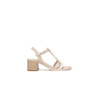 Nero Giardini E513433D Sandali Donna in Pelle E Materiale Tecnico - Beige 37 EU