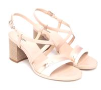 Nero Giardini E513440D Sandali Donna In Pelle E Materiale Tecnico - Osso 37 EU
