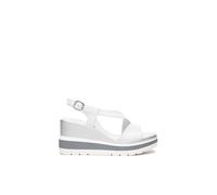 Nero Giardini E513520D Sandali Donna in Pelle - Bianco 41 EU