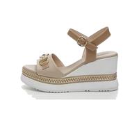 Nero Giardini E513552D Sandali Donna in Pelle - Lino 40 EU