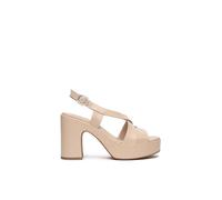Nero Giardini E513640D Sandali Donna in Pelle - Lino 40 EU