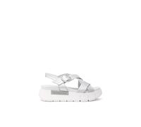 Nero Giardini E513697D Sandali Donna in Pelle - Argento 36 EU