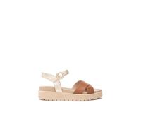 Nero Giardini E513704D Sandali Donna in Pelle - Cognac 39 EU