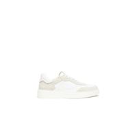 Nero Giardini E601151U Sneakers Uomo in Pelle E Camoscio - Yogurt 41 EU