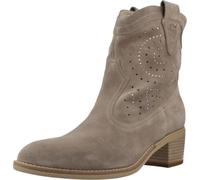 Nero Giardini E615121D stivaletti texani donna camoscio beige